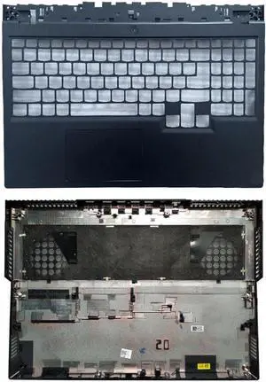 Laptop Replacement Palmrest Upper and Bottom Base Cover Case Compatible for Lenovo Legion 5-15ITH6H 5-15ITH6 5-15ACH6H 5-15ACH6 5-15ACH6A (Y7000 2021) AP1ZT000400 HY560 Shell 5CB1C17424 Laptop Replacement Palmrest Upper and Bottom Base Cover Case Compatible for Lenovo Legion 5-15ITH6H 5-15ITH6 5-15ACH6H 5-15ACH6 5-15ACH6A (Y7000 2021) AP1ZT000400 HY560 Shell 5CB1C17424