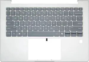 P39057-001 Replacement Upper Case Palmrest for HP EliteBook 6 G1i, G1a, G1iR 14 Series, US Backlit Keyboard, Silver Metal Top Cover P39057-001 Replacement Upper Case Palmrest for HP EliteBook 6 G1i, G1a, G1iR 14 Series, US Backlit Keyboard, Silver Metal Top Cover