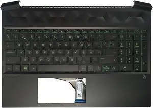 New Backlit Spanish Keyboard for HP Pavilion Gaming 15-EC 15-ec0000 TPN-Q229 with Palmrest Upper Cover Case New Backlit Spanish Keyboard for HP Pavilion Gaming 15-EC 15-ec0000 TPN-Q229 with Palmrest Upper Cover Case