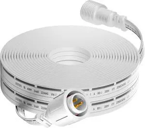16FT Extension Cable for Eufy Permanent Outdoor Lights E22, IP68 Waterproof Outdoor Cord for Christmas, Halloween, Landscape Lighting, Patio, Roof, Yard Decor 16FT Extension Cable for Eufy Permanent Outdoor Lights E22, IP68 Waterproof Outdoor Cord for Christmas, Halloween, Landscape Lighting, Patio, Roof, Yard Decor