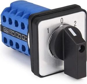 APIELE Changeover Selector Switch 20A 3 Position 16 Terminals Poles 440V Universal Rotary Cam Selector APIELE Changeover Selector Switch 20A 3 Position 16 Terminals Poles 440V Universal Rotary Cam Selector