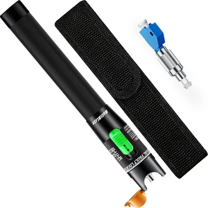 Visual Fault Locator 30KM - VFL Fiber Optic Tester Kit Include Single Mode 9/125um FC Male to LC Female Adapter, Fiber Optic Lights for Network Cable Visual Fault Locator 30KM - VFL Fiber Optic Tester Kit Include Single Mode 9/125um FC Male to LC Female Adapter, Fiber Optic Lights for Network Cable