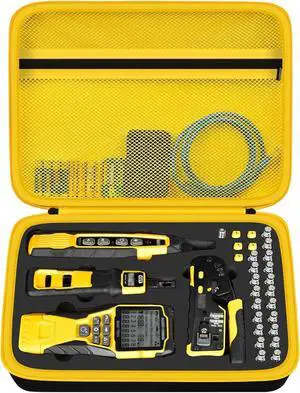 Case Compatible with Klein Tools VDV501-851 VDV500-123 VDV226-110 VDV427-300. Storage Carrying Travel Holder for Cable Tester for Scout Pro 3/ Tracer Probe/Wire Stripper and Accessories- Yellow Zipper Case Compatible with Klein Tools VDV501-851 VDV500-123 VDV226-110 VDV427-300. Storage Carrying Travel Holder for Cable Tester for Scout Pro 3/ Tracer Probe/Wire Stripper and Accessories- Yellow Zipper