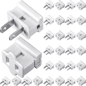 30 Pcs SPT-1 Vampire Plugs for Christmas Lights Christmas Female and Male Slip Plug Electrical White Vampire Plugs Outdoor Lighting Adapter Zip Inline Adapter for Xmas Holiday Party Lighting 30 Pcs SPT-1 Vampire Plugs for Christmas Lights Christmas Female and Male Slip Plug Electrical White Vampire Plugs Outdoor Lighting Adapter Zip Inline Adapter for Xmas Holiday Party Lighting