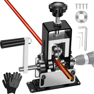 Trivd Frol Manual Wire Stripping Machine, Gauge Wire 0.06"-1", Scrapping Copper Wire Peeler Machine, Drill Powered/Hand Crank Dual-drive Wire Stripper Tool for Scrap Copper Recycling & DIY etc. Trivd Frol Manual Wire Stripping Machine, Gauge Wire 0.06"-1", Scrapping Copper Wire Peeler Machine, Drill Powered/Hand Crank Dual-drive Wire Stripper Tool for Scrap Copper Recycling & DIY etc.