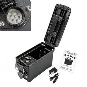 9102 7-Way Round Pin Trailer Light Check Box (SAE J560) Suitable for Commercial Trailers | with 7-Way Round Pin Circuit Tester and 7865L Charger | Test 9102 7-Way Round Pin Trailer Light Check Box (SAE J560) Suitable for Commercial Trailers | with 7-Way Round Pin Circuit Tester and 7865L Charger | Test