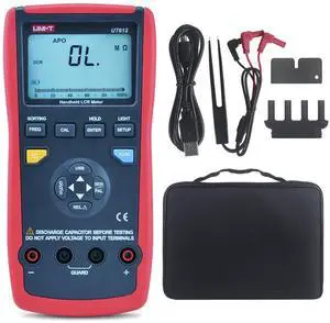 UNI-T Digital LCR Meter Inductance Capacitance Resistance Meter Series/Parallel Quality Factor/Loss/Phase Angle Measurements Tester 20000 Counts (UT612) UNI-T Digital LCR Meter Inductance Capacitance Resistance Meter Series/Parallel Quality Factor/Loss/Phase Angle Measurements Tester 20000 Counts (UT612)