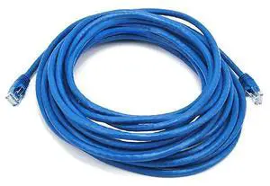 Monoprice 25FT 24AWG Cat6 550MHz UTP Ethernet Bare Copper Network Cable - Blue Monoprice 25FT 24AWG Cat6 550MHz UTP Ethernet Bare Copper Network Cable - Blue