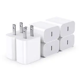 USBC Charger Block for iPhone 17 Charging Plug,MFI Certified Fast USB C Wall Cube 6Pack Power Adapter for iPhone 17/Air/16/16E Pro/Plus/Pro Max/15/14/13/12/11,for iPad Air/Mini USB-C Charge Brick Box USBC Charger Block for iPhone 17 Charging Plug,MFI Certified Fast USB C Wall Cube 6Pack Power Adapter for iPhone 17/Air/16/16E Pro/Plus/Pro Max/15/14/13/12/11,for iPad Air/Mini USB-C Charge Brick Box