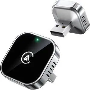 Teeran 2 in 1 Wireless CarPlay and Android Auto Adapter | Easy Setup Plug and Play, Fast Seamless Use, Supports 1000+ Cars with Built-in Wired Car Play/Android Auto, Compact Design Teeran 2 in 1 Wireless CarPlay and Android Auto Adapter | Easy Setup Plug and Play, Fast Seamless Use, Supports 1000+ Cars with Built-in Wired Car Play/Android Auto, Compact Design