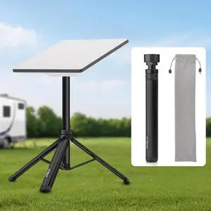 STARGEAR Starlink Mini Tripod Mount, All Aluminum Portable Starlink Mini Mount, Stable Tripod Stand Compatible with SL Mini/V5 Pipe Mount Adapters , Starlink Mini Kit for RV Travel Camping Boat, Black STARGEAR Starlink Mini Tripod Mount, All Aluminum Portable Starlink Mini Mount, Stable Tripod Stand Compatible with SL Mini/V5 Pipe Mount Adapters , Starlink Mini Kit for RV Travel Camping Boat, Black