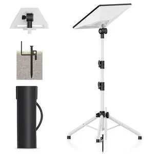 270° Tilt Angle Adjustable Starlink Mini Tripod Stand Mount for RV, Portable Pole Adapter Kit Mini Starlink Mounts for Antenna Tripod, Camping Accessory (White) 270° Tilt Angle Adjustable Starlink Mini Tripod Stand Mount for RV, Portable Pole Adapter Kit Mini Starlink Mounts for Antenna Tripod, Camping Accessory (White)