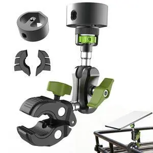 Starlink Mini Clamp Mount with 1/4" Tripod Adapter -Heavy-Duty Aluminum | Fits 2024 & 2026/2025 Starlink Mini Pipe Adapter, 360° Adjustable for regular railings, RV ladder, Roof Rack, Boat, Yacht Starlink Mini Clamp Mount with 1/4" Tripod Adapter -Heavy-Duty Aluminum | Fits 2024 & 2026/2025 Starlink Mini Pipe Adapter, 360° Adjustable for regular railings, RV ladder, Roof Rack, Boat, Yacht