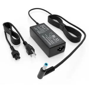 65W 45W Laptop Charger Compatible with HP Laptop Charger for Pavilion X360 | Envy13/15EliteBook/ProBook/Chromebook/Spectre, Smart Blue Tip 4.5mm AC Power Adapter, 19.5V 3.33A 710412-001 741727-001 65W 45W Laptop Charger Compatible with HP Laptop Charger for Pavilion X360 | Envy13/15EliteBook/ProBook/Chromebook/Spectre, Smart Blue Tip 4.5mm AC Power Adapter, 19.5V 3.33A 710412-001 741727-001