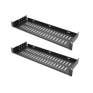 Jingchengmei 1U 19" Cantilever Rack Shelf Heavy Duty 6 inch Deep 2 PCS Jingchengmei 1U 19" Cantilever Rack Shelf Heavy Duty 6 inch Deep 2 PCS