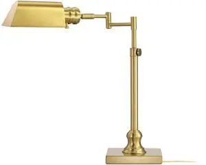 O'Bright Arcadia Pharmacy Desk Lamp, Antique Brass | E26 Socket, Built-in Dimmer, Full Range Dimming, Adjustable Height, Swing Arm, Rotatable Lampshade, All-Metal Construction O'Bright Arcadia Pharmacy Desk Lamp, Antique Brass | E26 Socket, Built-in Dimmer, Full Range Dimming, Adjustable Height, Swing Arm, Rotatable Lampshade, All-Metal Construction