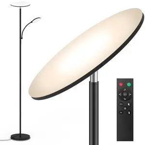 marctronic Floor Lamps for Living Room, 44W/4500LM Super Bright 2 in 1 LED Floor Lamp with Remote, Stepless Dimmable, 69" Tall Standing Floor Lamp with Bendable Reading Light for Bedroom Office marctronic Floor Lamps for Living Room, 44W/4500LM Super Bright 2 in 1 LED Floor Lamp with Remote, Stepless Dimmable, 69" Tall Standing Floor Lamp with Bendable Reading Light for Bedroom Office