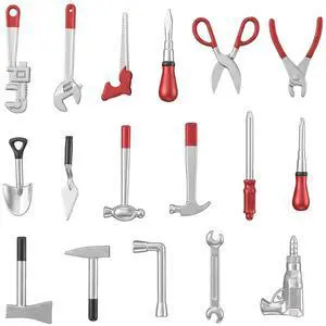 17 Pcs Miniature Doll House Tools 1:12 Metal Home Repair Multi-Tool Model Fun Party Dollhouse Decoration Accessories Mini Yard Creative Pretend Supplies for DIY Home Craft 17 Pcs Miniature Doll House Tools 1:12 Metal Home Repair Multi-Tool Model Fun Party Dollhouse Decoration Accessories Mini Yard Creative Pretend Supplies for DIY Home Craft