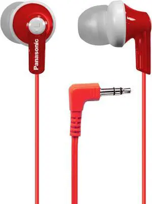 ErgoFit In-Ear Earbud Headphones RP-HJE120-R (Red) Dynamic Crystal Clear Sound, Ergonomic Comfort-Fit ErgoFit In-Ear Earbud Headphones RP-HJE120-R (Red) Dynamic Crystal Clear Sound, Ergonomic Comfort-Fit