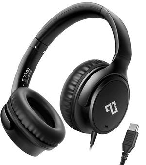 USB C Headphone Wired Over Ear Noise-isolating Headphones for Adults/Teens Hi-Fi Stereo,Volume Control,Type C Headphones with Mic for iPhone 18/17/16/15/School/Travel/Samsung/Pixel/Adults/Teens Gift USB C Headphone Wired Over Ear Noise-isolating Headphones for Adults/Teens Hi-Fi Stereo,Volume Control,Type C Headphones with Mic for iPhone 18/17/16/15/School/Travel/Samsung/Pixel/Adults/Teens Gift