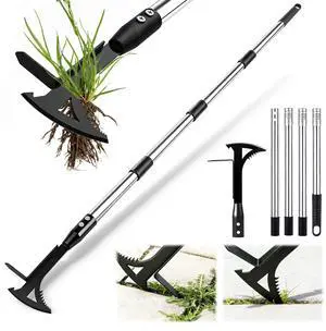 Manganese Steel Crack Weeder Tool,Multi-Functional Weed Puller Tool,Heavy Duty Crevice Weeding Tool with Serrated Sickle Blade,Moss Scraper Weed Remover for Weeding Between Concrete Pavers Decks Manganese Steel Crack Weeder Tool,Multi-Functional Weed Puller Tool,Heavy Duty Crevice Weeding Tool with Serrated Sickle Blade,Moss Scraper Weed Remover for Weeding Between Concrete Pavers Decks