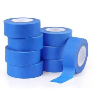 Painters Tape Blue Masking Tape 1 Inch X 20 Yards, 8 Rolls | 160 Yards in Total, Adhesive Paint Tape for Wall Painting, DIY Artist Craft Arts, Decoration, Drafting Painters Tape Blue Masking Tape 1 Inch X 20 Yards, 8 Rolls | 160 Yards in Total, Adhesive Paint Tape for Wall Painting, DIY Artist Craft Arts, Decoration, Drafting