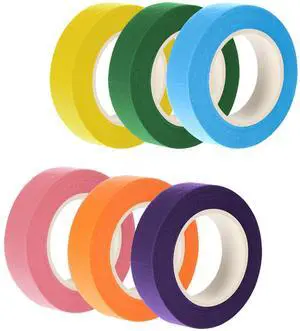 Colored Masking Tape Colored Tape Colored Painters Tape Color Tape Colored Tape Rolls Painter Decorative Tape for Arts Crafts DIY Classroom Labeling Coding Scrapbook 13Yards x 1.5CM Colored Masking Tape Colored Tape Colored Painters Tape Color Tape Colored Tape Rolls Painter Decorative Tape for Arts Crafts DIY Classroom Labeling Coding Scrapbook 13Yards x 1.5CM