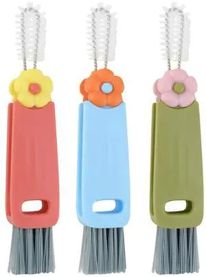 3 Pcs 3 in 1 Cup Lid Cleaning Brush Crevice Cleaning Brush for Bottle Gap 3 in 1 Cleaning Brushes for Tight Spaces Multifunctional Portable Cup Lid Cleaner Home Kitchen Cleaning Tools (Green Blue Red) 3 Pcs 3 in 1 Cup Lid Cleaning Brush Crevice Cleaning Brush for Bottle Gap 3 in 1 Cleaning Brushes for Tight Spaces Multifunctional Portable Cup Lid Cleaner Home Kitchen Cleaning Tools (Green Blue Red)
