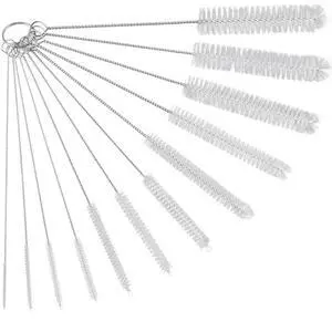 12 Pcs Bottle Cleaner Brushes Set, 11.8 Inch Nylon Cleaning Brush | White Straw Cleaner Brushes for Tumbler, Sippy Cup, Water Bottles, Hummingbird Feeders, Pipes, Sink Drain & Pet Waterers 12 Pcs Bottle Cleaner Brushes Set, 11.8 Inch Nylon Cleaning Brush | White Straw Cleaner Brushes for Tumbler, Sippy Cup, Water Bottles, Hummingbird Feeders, Pipes, Sink Drain & Pet Waterers
