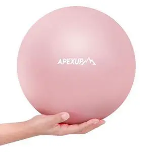 9 Inch Pilates Ball Small Exercise Ball for Yoga, Fitness, Balance, Core Workout, Physical Therapy (XXS (9") 23cm, Soft Pink) 9 Inch Pilates Ball Small Exercise Ball for Yoga, Fitness, Balance, Core Workout, Physical Therapy (XXS (9") 23cm, Soft Pink)