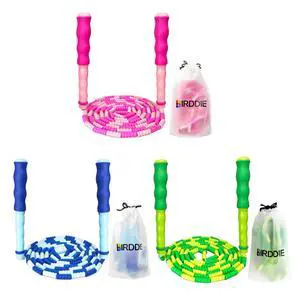 Soft Beaded Jump Ropes For Kids, Adoult Fat Burning Fitness and Weight Loss | Individual bag for easy storage; Adjustable length; Tangle-free segmented;Non-slip handle; Cord length: 240 cm/94.48 inch Soft Beaded Jump Ropes For Kids, Adoult Fat Burning Fitness and Weight Loss | Individual bag for easy storage; Adjustable length; Tangle-free segmented;Non-slip handle; Cord length: 240 cm/94.48 inch