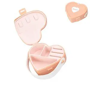 Travel Jewelry Case for Women Mini Portable Jewelry Organizer Box Rings Necklaces Earrings Jewelry Case for Girls Gift Travel Jewelry Case for Women Mini Portable Jewelry Organizer Box Rings Necklaces Earrings Jewelry Case for Girls Gift