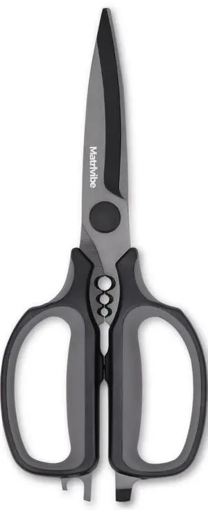 Come Apart Kitchen Shears Heavy Duty All Purpose food Scissors | Ultra Sharp Serrated BladeTitanium Coated Japanese 420J SteelTRP Soft Grip HandleDishwasher Safe Come Apart Kitchen Shears Heavy Duty All Purpose food Scissors | Ultra Sharp Serrated BladeTitanium Coated Japanese 420J SteelTRP Soft Grip HandleDishwasher Safe