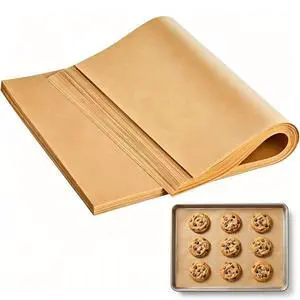 Parchment Paper 100 Sheets Precut 9.8x13.8in Unbleached Non-Stick Baking | 100 precut sheets 9.8x13.8in, unbleached food-safe paper, surface, heat-resistant to 450°F, perfect for oven & air fryer Parchment Paper 100 Sheets Precut 9.8x13.8in Unbleached Non-Stick Baking | 100 precut sheets 9.8x13.8in, unbleached food-safe paper, surface, heat-resistant to 450°F, perfect for oven & air fryer