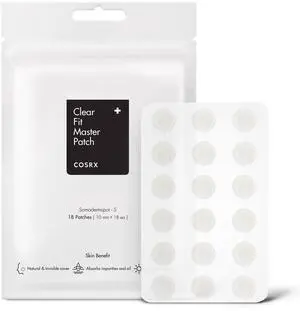 COSRX Clear Fit Invisible Master Patch, Ultra-Thin Spot Cover (18 Counts) | Seamless Hydrocolloid Pimple Stickers for Invisible Spot Coverage, Quick & Easy Blemish Care, Korean Skin Care, Pore Care COSRX Clear Fit Invisible Master Patch, Ultra-Thin Spot Cover (18 Counts) | Seamless Hydrocolloid Pimple Stickers for Invisible Spot Coverage, Quick & Easy Blemish Care, Korean Skin Care, Pore Care