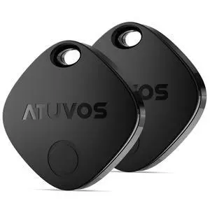 ATUVOS Air Tracker Tags-2 Pack, Bluetooth Luggage Tracker Works with Apple Find My APP (iOS Only, Not for Android), Keys Finder and Item Locator for Luggage, Backpack, Suitcases, Replaceable Battery ATUVOS Air Tracker Tags-2 Pack, Bluetooth Luggage Tracker Works with Apple Find My APP (iOS Only, Not for Android), Keys Finder and Item Locator for Luggage, Backpack, Suitcases, Replaceable Battery