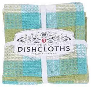 Now Designs Check Dishcloth Set, Leaf Now Designs Check Dishcloth Set, Leaf