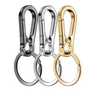 3 Pack Metal Keychains with Carabiner Clip, Key Ring Holder Organizer | Key Chain Finder for Home & Car, Stylish and Durable 3 Pack Metal Keychains with Carabiner Clip, Key Ring Holder Organizer | Key Chain Finder for Home & Car, Stylish and Durable