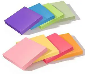 3x3 Inch 8 Pack Self-Stick Sticky Notes, 480 Total Sheets, Colorful Memo Pads for Home, Office & School 3x3 Inch 8 Pack Self-Stick Sticky Notes, 480 Total Sheets, Colorful Memo Pads for Home, Office & School