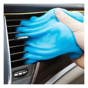 Car Cleaning Gel for Vents and Keyboards, Blue | soft putty texture, lifts dust from narrow gaps, for car interiors PCs and cameras, car interior accessories Car Cleaning Gel for Vents and Keyboards, Blue | soft putty texture, lifts dust from narrow gaps, for car interiors PCs and cameras, car interior accessories