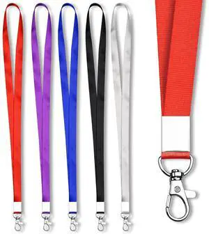 5 PCS Neck Badge Lanyards with Clip for Keys & ID, 5 Colors | Badge Lanyard for Cruise, Keys, Wallet, Phone, USB, Keychain, Premium Key Lanyard Strap for Teacher, Student, Men and Women 5 PCS Neck Badge Lanyards with Clip for Keys & ID, 5 Colors | Badge Lanyard for Cruise, Keys, Wallet, Phone, USB, Keychain, Premium Key Lanyard Strap for Teacher, Student, Men and Women