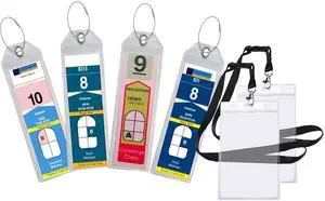 4 Pack Cruise Luggage Tag Holders for Royal Caribbean Ships + 2 ID Holders | 2 ID Badge Holders With Black Lanyards - Clear Tags Zip Seal Reusable Cruise Travel Essentials for 2026-2027 4 Pack Cruise Luggage Tag Holders for Royal Caribbean Ships + 2 ID Holders | 2 ID Badge Holders With Black Lanyards - Clear Tags Zip Seal Reusable Cruise Travel Essentials for 2026-2027
