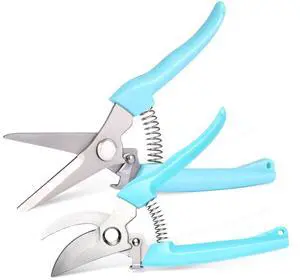 2 Pack Pruning Shears, Stainless Steel Sharp Blade, for Home Gardeners | Safety LockErgonomic Handle, Easy Use for Seniors , Perfect for Herbs, Flowers, Bonsai 2 Pack Pruning Shears, Stainless Steel Sharp Blade, for Home Gardeners | Safety LockErgonomic Handle, Easy Use for Seniors , Perfect for Herbs, Flowers, Bonsai