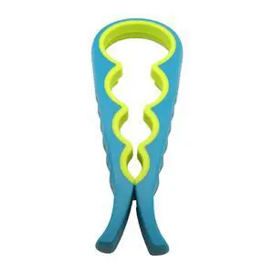 4 in 1 Jar and Bottle Opener - Non-slip, Kitchen tool - Easy to Use Multifunctional for Weak Hands Seniors, or Arthritis - Blue 4 in 1 Jar and Bottle Opener - Non-slip, Kitchen tool - Easy to Use Multifunctional for Weak Hands Seniors, or Arthritis - Blue