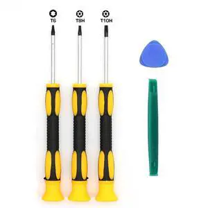 T6 T8H T10H Torx Screwdriver with Security Hole for Xbox One 360 PS3 PS4 Controller Repair Tool Kit with Spudger T6 T8H T10H Torx Screwdriver with Security Hole for Xbox One 360 PS3 PS4 Controller Repair Tool Kit with Spudger