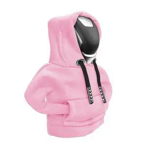 Pink Car Gear Shift Hoodie, Universal Mini Knob Hoodie for Cars Shifter, Cute Automotive Protector Decorations Gadgets for Women Men Pink Car Gear Shift Hoodie, Universal Mini Knob Hoodie for Cars Shifter, Cute Automotive Protector Decorations Gadgets for Women Men