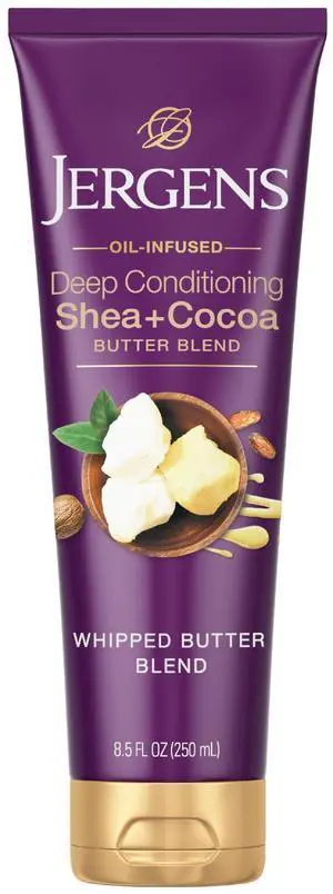 Shea and Cocoa Whipped Body Butter Lotion, Tone Enriching Hand And Body Lotion for Dry Skin, with Vitamins B3 & E, 8.5 Oz Shea and Cocoa Whipped Body Butter Lotion, Tone Enriching Hand And Body Lotion for Dry Skin, with Vitamins B3 & E, 8.5 Oz