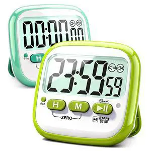 2 Pack Classroom Timers for Kids Teachers, Magnetic Countdown Digital Kitchen Timer for Cooking, Study, Exercise, Games, Time Mangement - Loud/Silent Mode - Battery Included 2 Pack Classroom Timers for Kids Teachers, Magnetic Countdown Digital Kitchen Timer for Cooking, Study, Exercise, Games, Time Mangement - Loud/Silent Mode - Battery Included