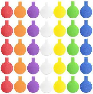 35 Pcs Cable Labels, Multi-Color Write On Cord/Wire Labels, Cable Tags and Wire Tags for Cable Management and Identification (Assorted Colors, Circles) 35 Pcs Cable Labels, Multi-Color Write On Cord/Wire Labels, Cable Tags and Wire Tags for Cable Management and Identification (Assorted Colors, Circles)