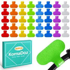 40 PCS Multi-Color Cable Labels, Reusable Write-On Cord Tags for Wire Management & Identification, Waterproof Charger Cord Organizer for Electronics, Home, Office - Assorted Colors 40 PCS Multi-Color Cable Labels, Reusable Write-On Cord Tags for Wire Management & Identification, Waterproof Charger Cord Organizer for Electronics, Home, Office - Assorted Colors